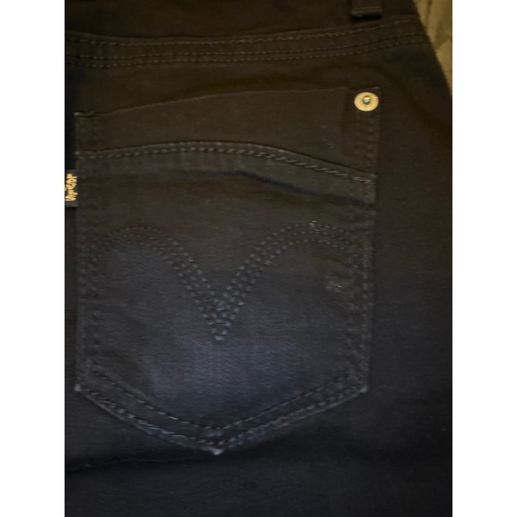 Levis 529 Curvy Skinny Leg Jeans Womens 4M W27 L32 Black Denim Pants 15586-0014 - Picture 11 of 11